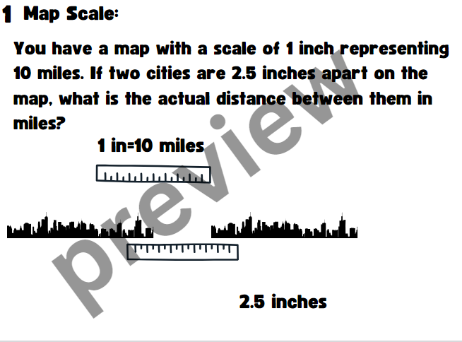 Scale factor word problems