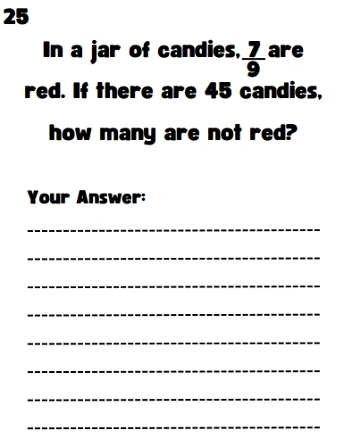 fraction word problems 4th grade common core worksheets